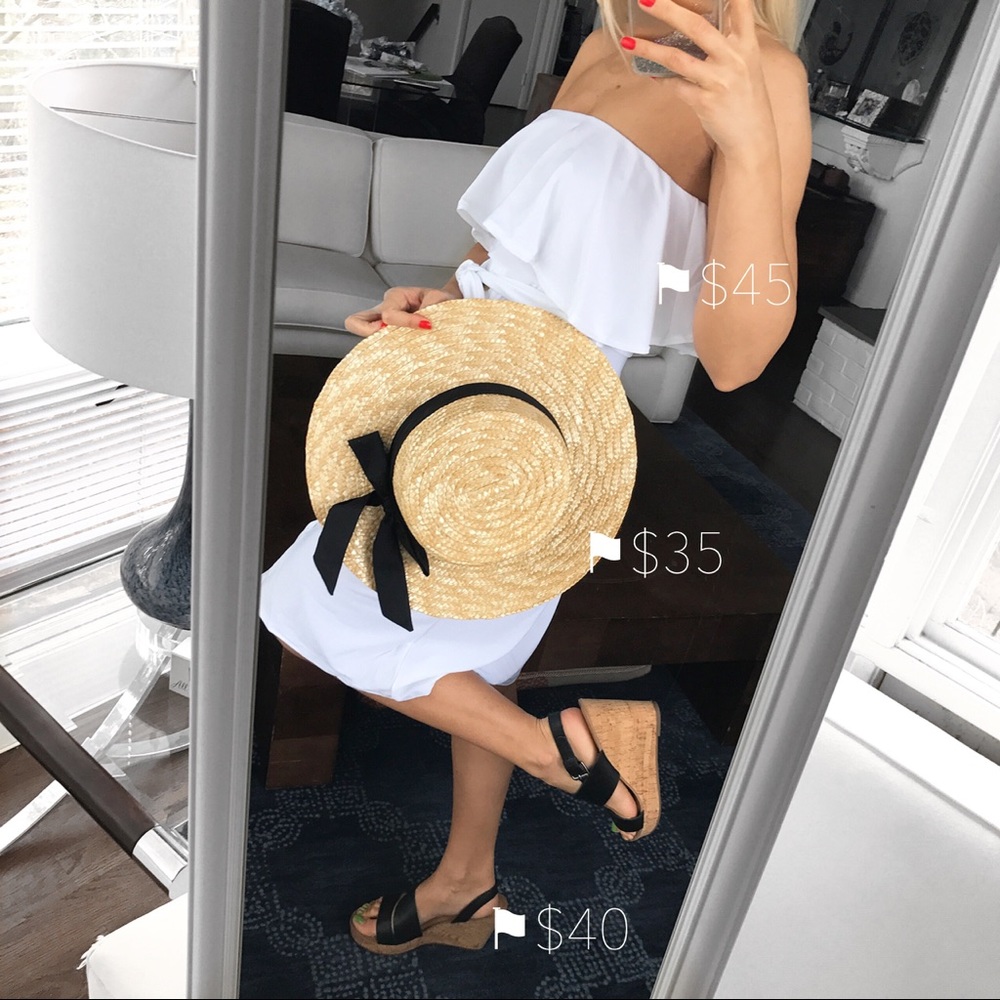 🆕 WHITE RUFFLE OPEN SHOULDER BUTTON MIDI DRESS! - Picture 7 of 10